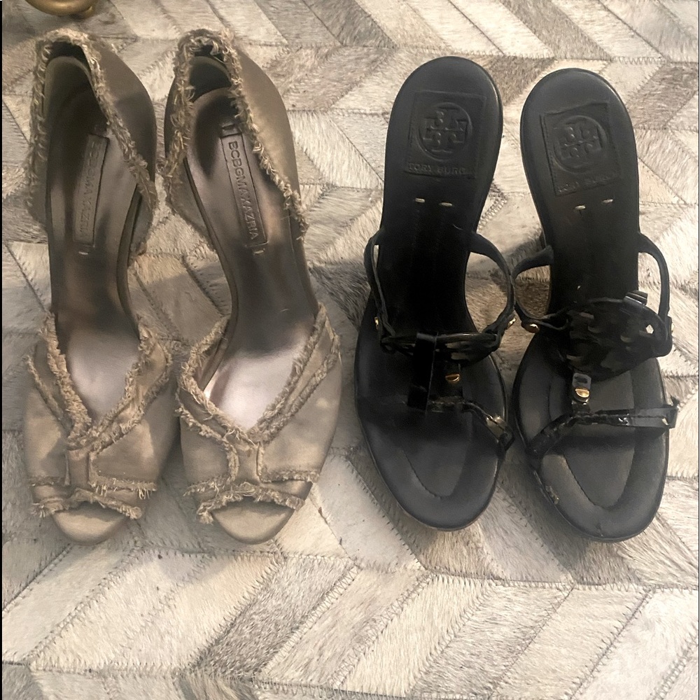 High end designer shoes YSL Tory Burch Prada Manolo Blahnik Chanel jimmy Choo